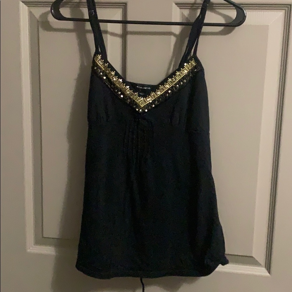 Black tank top